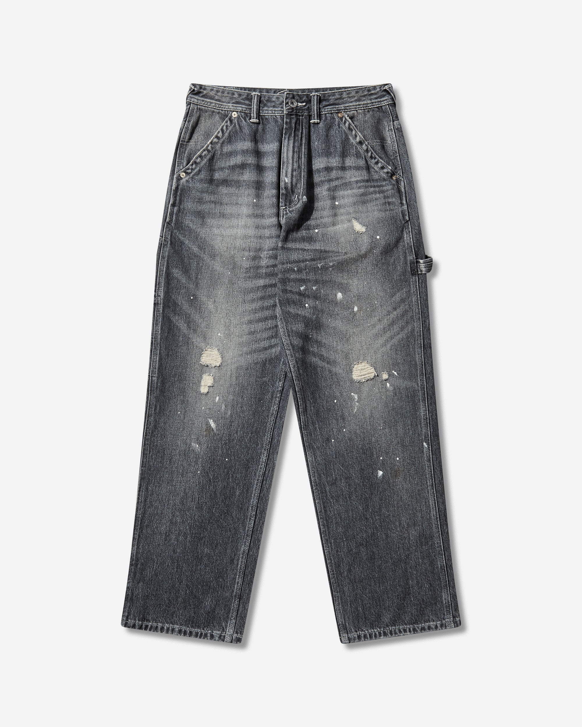 Evisu Vintage Patchwork Denim Grey Pants Denim 2EAEJM5JE6109 GREY