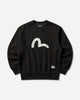 Evisu Ht Seagull Emb Sweatshirt Black Sweatshirts Fleece 2ESHTM6SW1064 BLKX