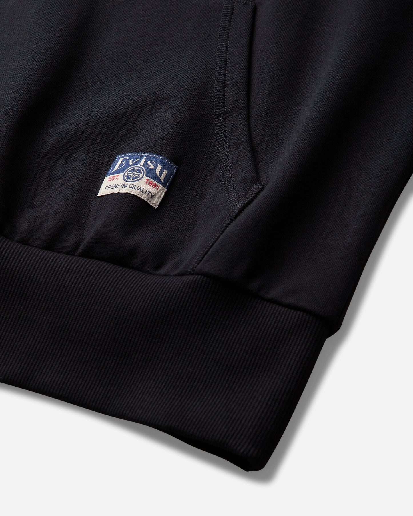 Evisu Ht Seaguall Printed Hoodie Black Sweatshirts Hoodies 2EAHTM5SW1252 BLKX