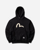 Evisu Ht Seaguall Printed Hoodie Black Sweatshirts Hoodies 2EAHTM5SW1252 BLKX