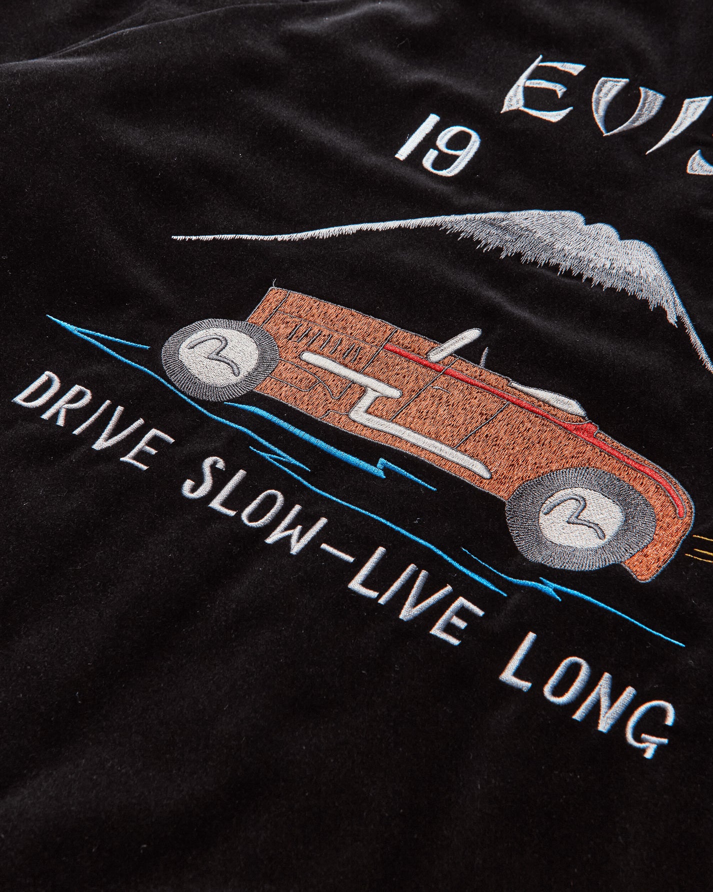 Evisu Vintage Padded Work Jacket Black Coats and Jackets Jackets 2EAEJM5JK6101 BLACK