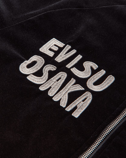 Evisu Vintage Padded Work Jacket Black Coats and Jackets Jackets 2EAEJM5JK6101 BLACK