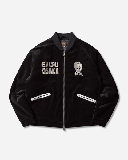 Evisu Vintage Padded Work Jacket Black Coats and Jackets Jackets 2EAEJM5JK6101 BLACK