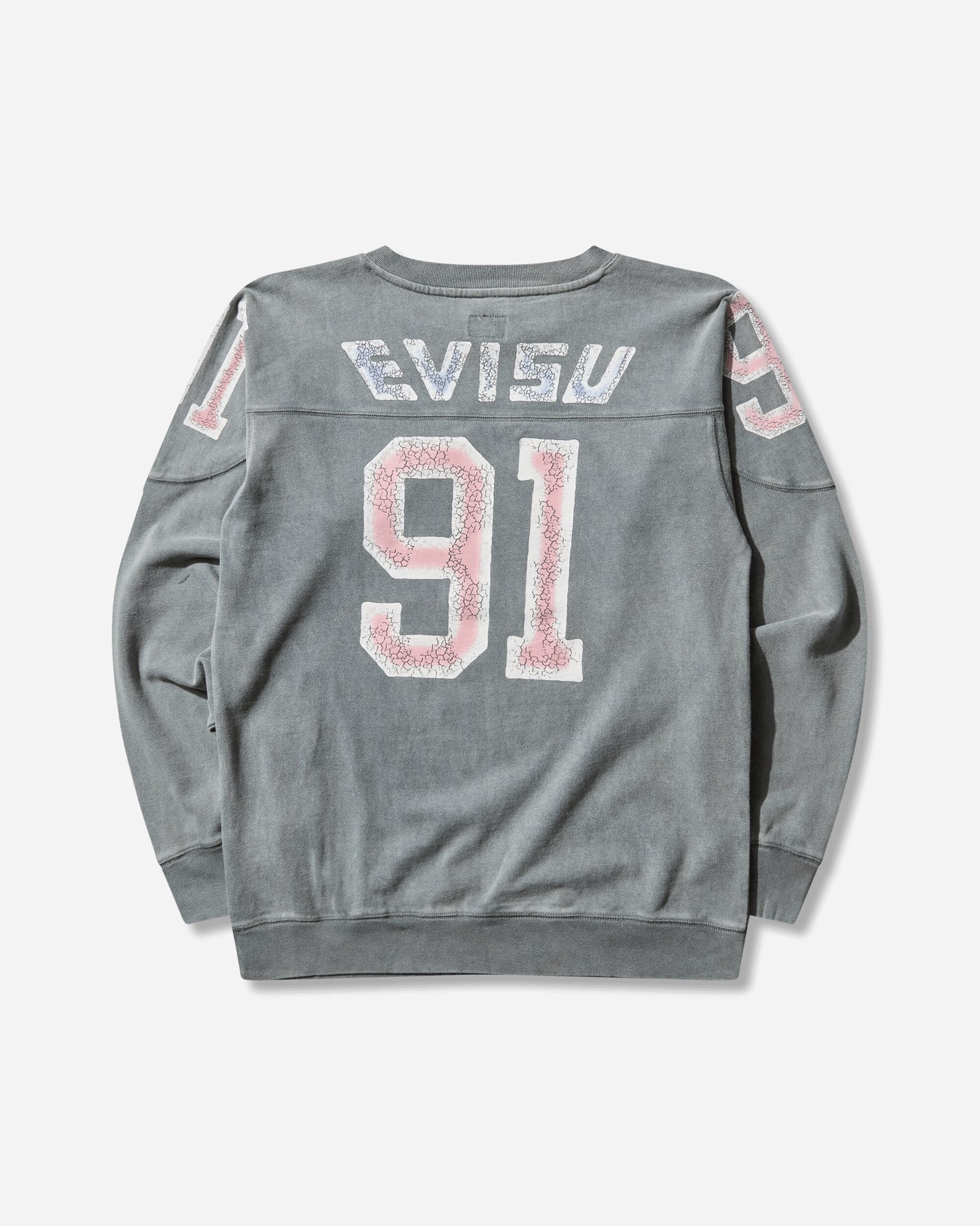 Evisu Long Sleeve Evisu 91 L/S Tee Light Grey T-Shirts Longsleeve 2EAEJM5TL6105 LIGHT GREY