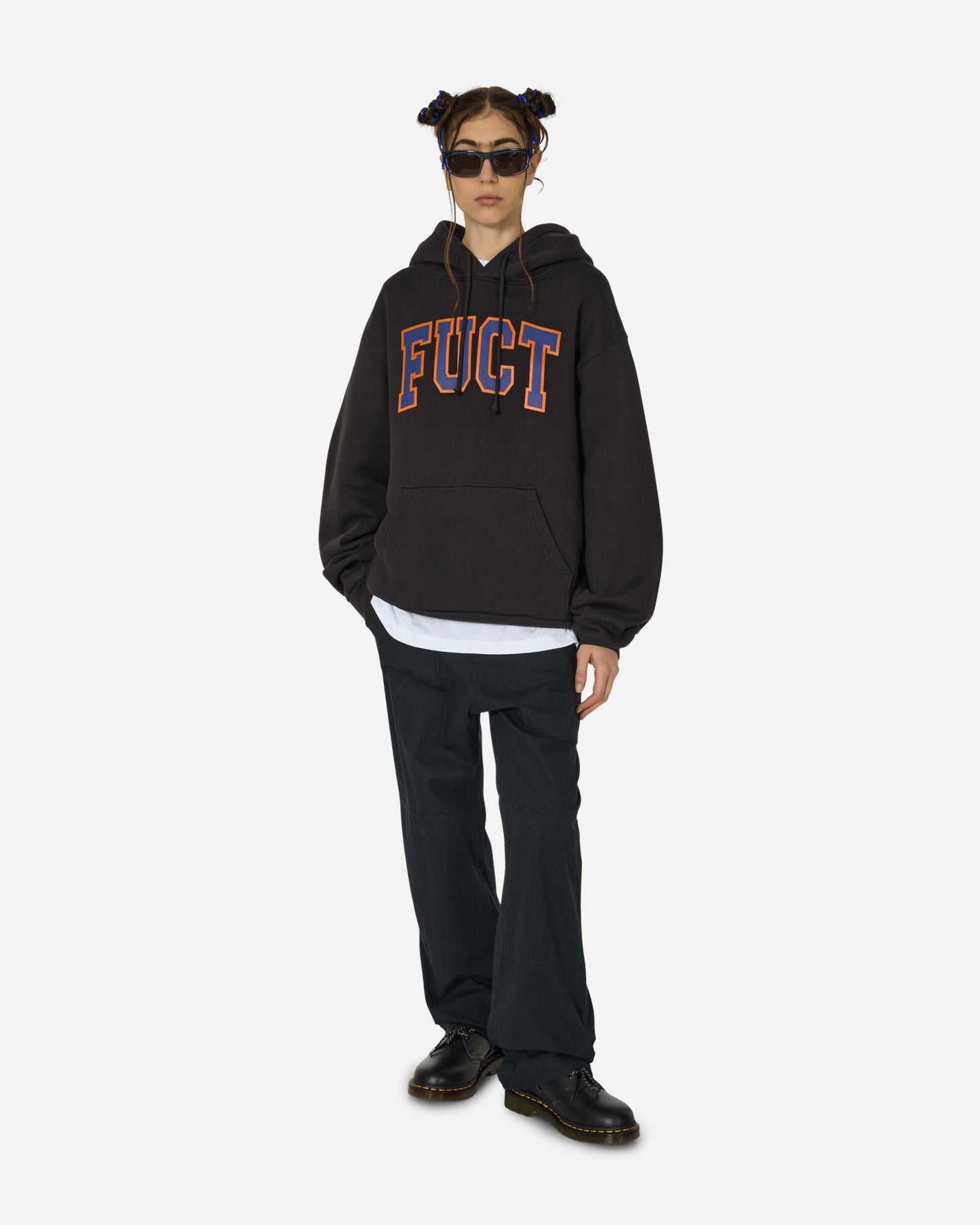 FUCT Logo Hoodie Black Sweatshirts Hoodies TBMW018JY03 BLK0001