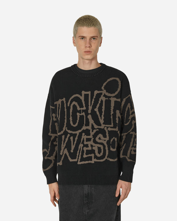 Fucking Awesome - PBS Knit Sweater Black