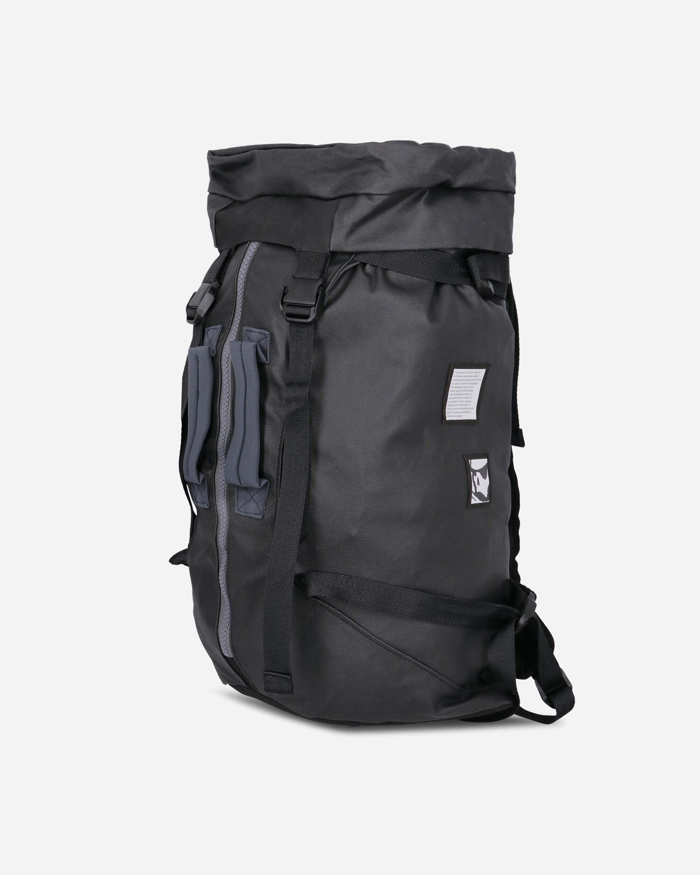 GR10K Coated Zipped Backpack Black Bags and Backpacks Backpacks CG971164AR01 01