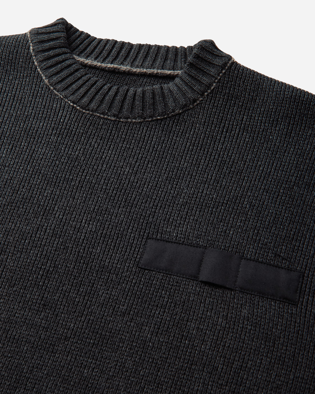 GR10K 30000 Replicated Crew Neck Knit Charcoal Sweatshirts Crewneck DR041311 31