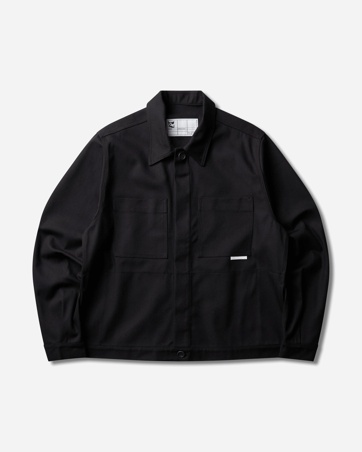 GR10K 40000 Replicated Short Jacket Black Coats and Jackets Jackets DR831177DR01 01