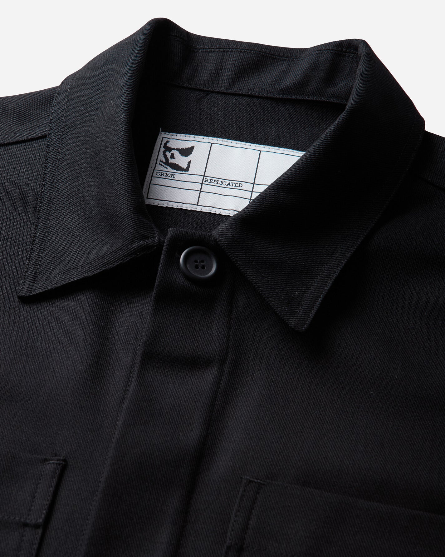 GR10K 40000 Replicated Short Jacket Black Coats and Jackets Jackets DR831177DR01 01