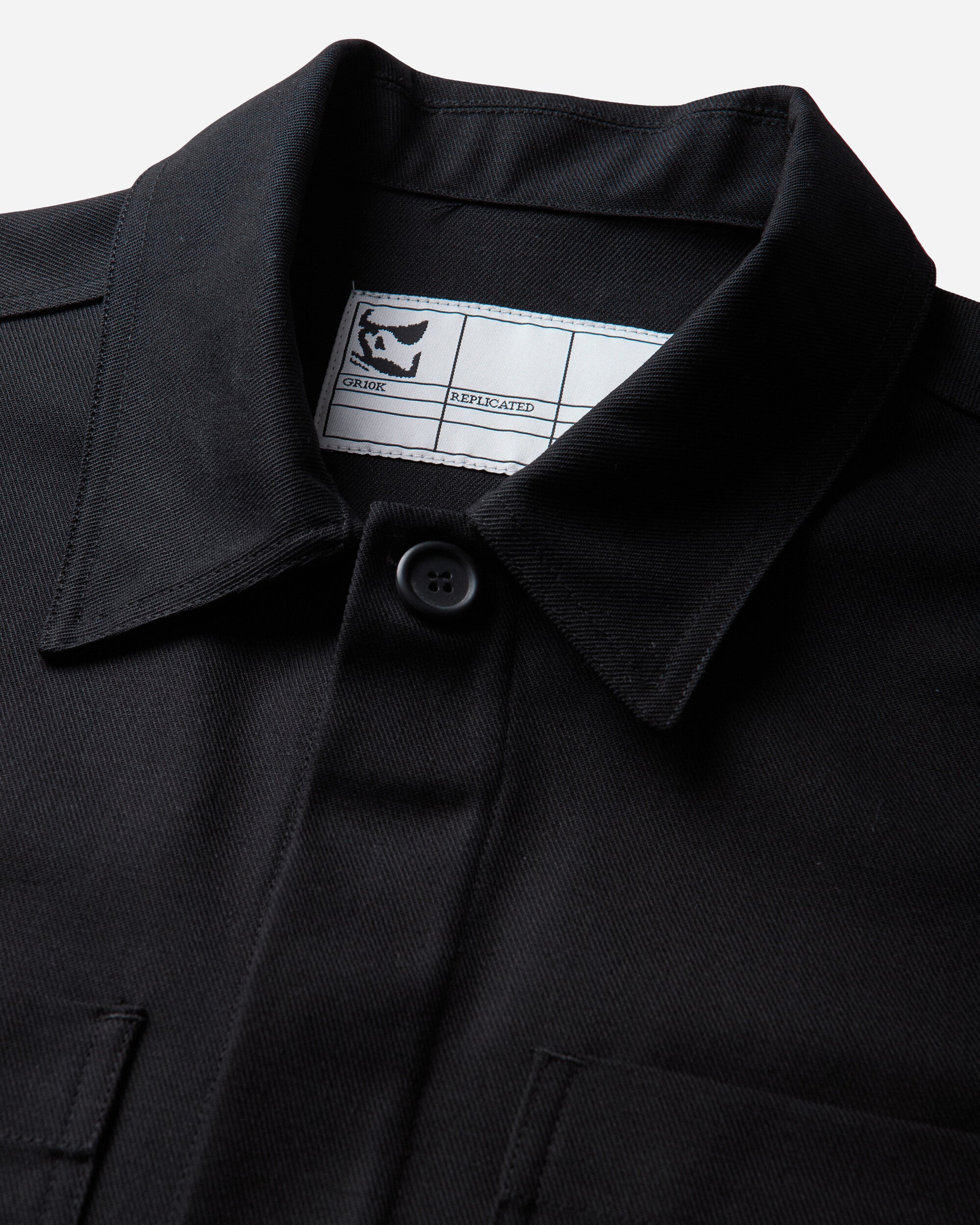 GR10K 40000 Replicated Short Jacket Black Coats and Jackets Jackets DR831177DR01 01