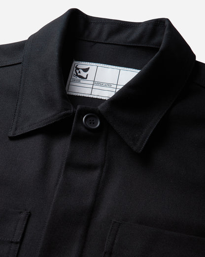 GR10K 40000 Replicated Short Jacket Black Coats and Jackets Jackets DR831177DR01 01