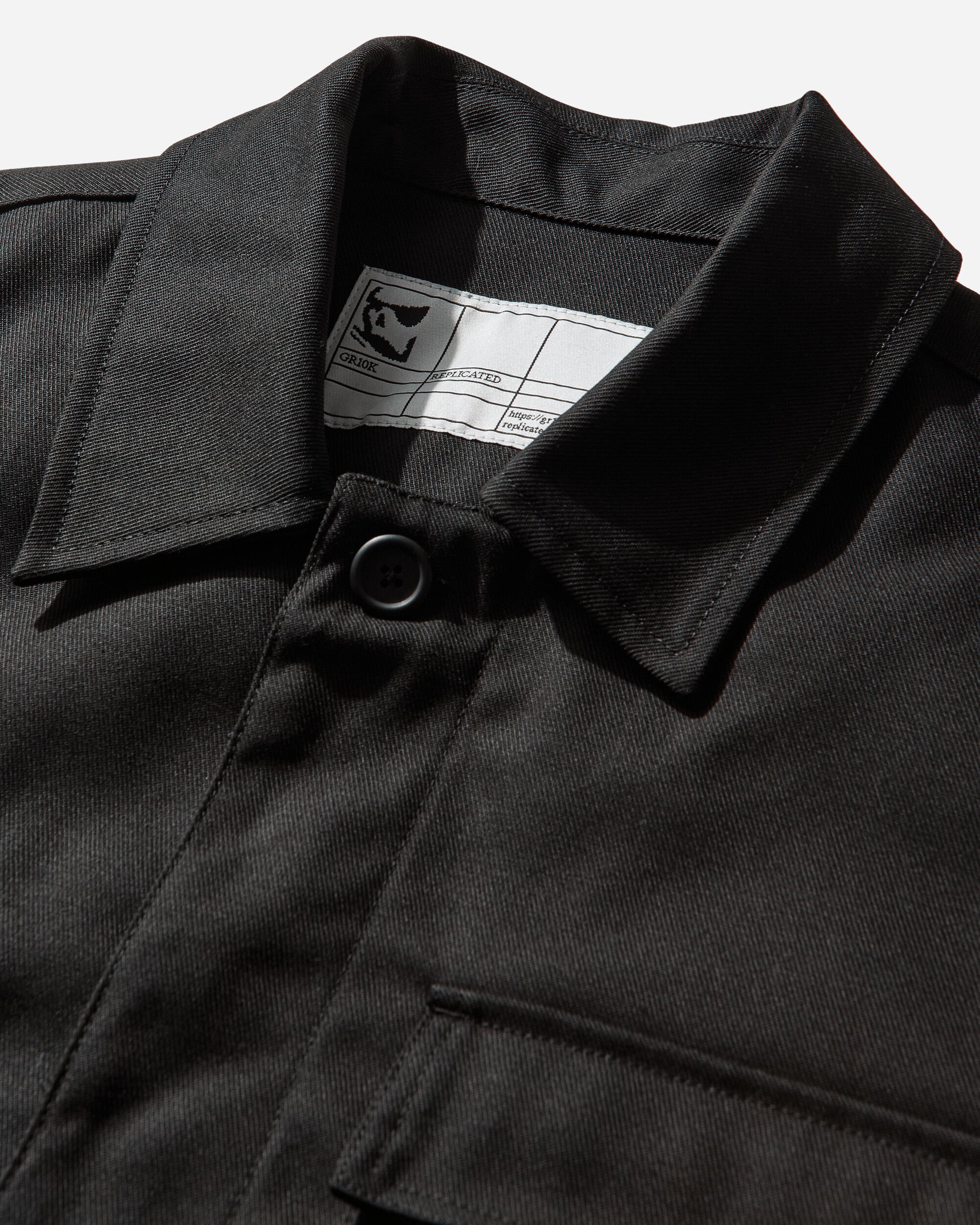 GR10K 45000 Replicated Jacket Black Coats and Jackets Jackets DR831178DM01 01