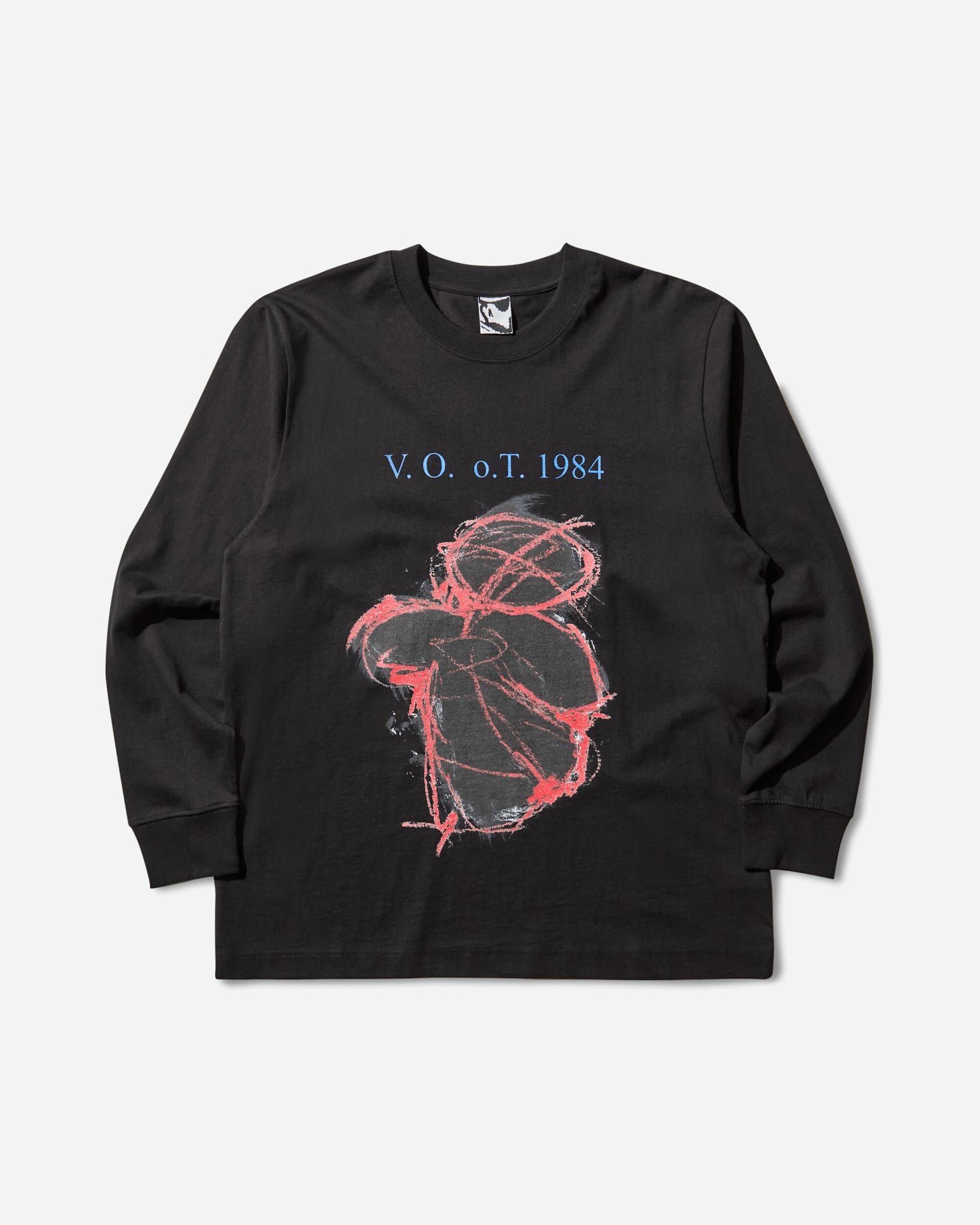 GR10K Heavy Weight L/S T-Shirt VO 1984 Black T-Shirts Longsleeve CG023199EN66 66