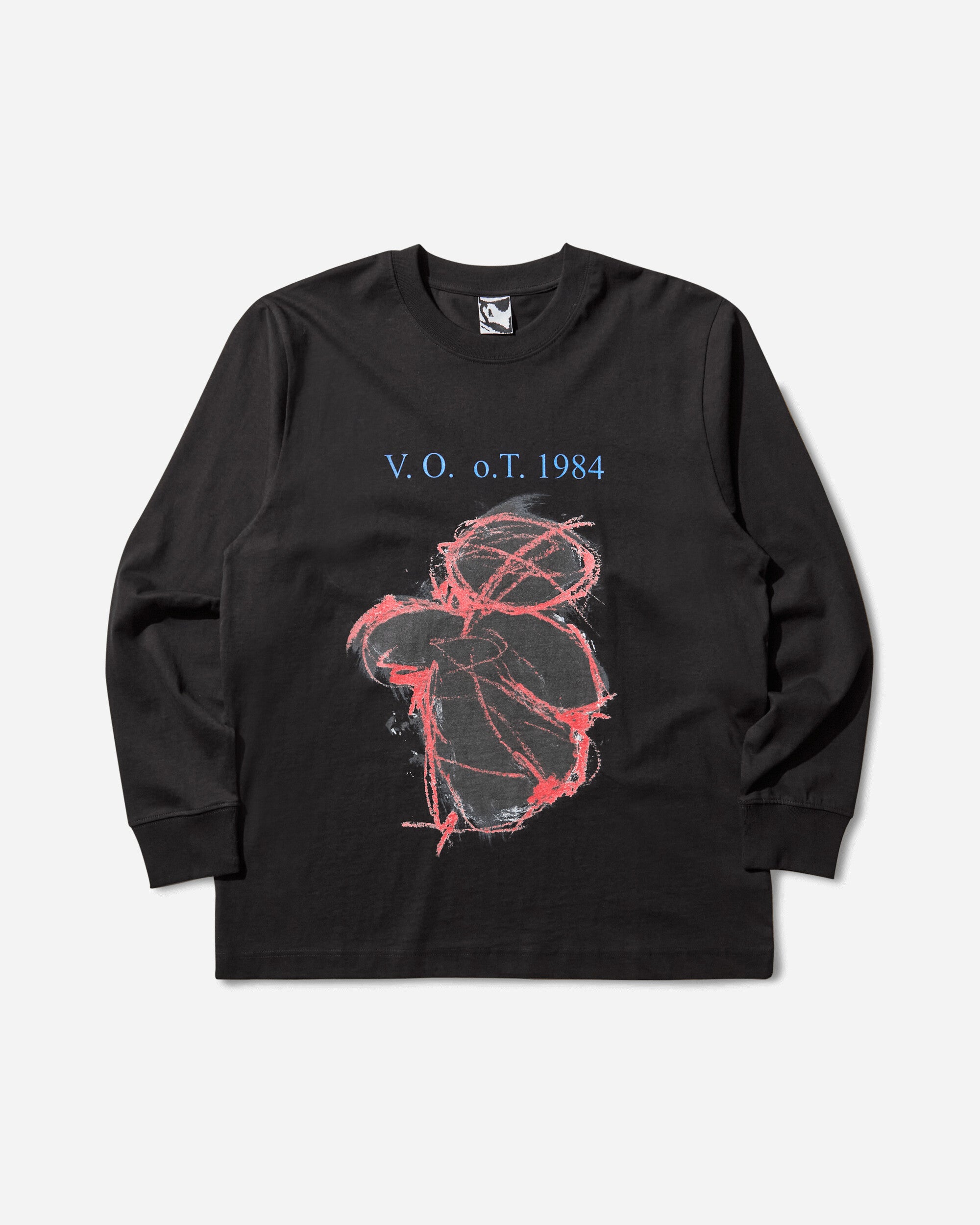 GR10K Heavy Weight L/S T-Shirt VO 1984 Black T-Shirts Longsleeve CG023199EN66 66