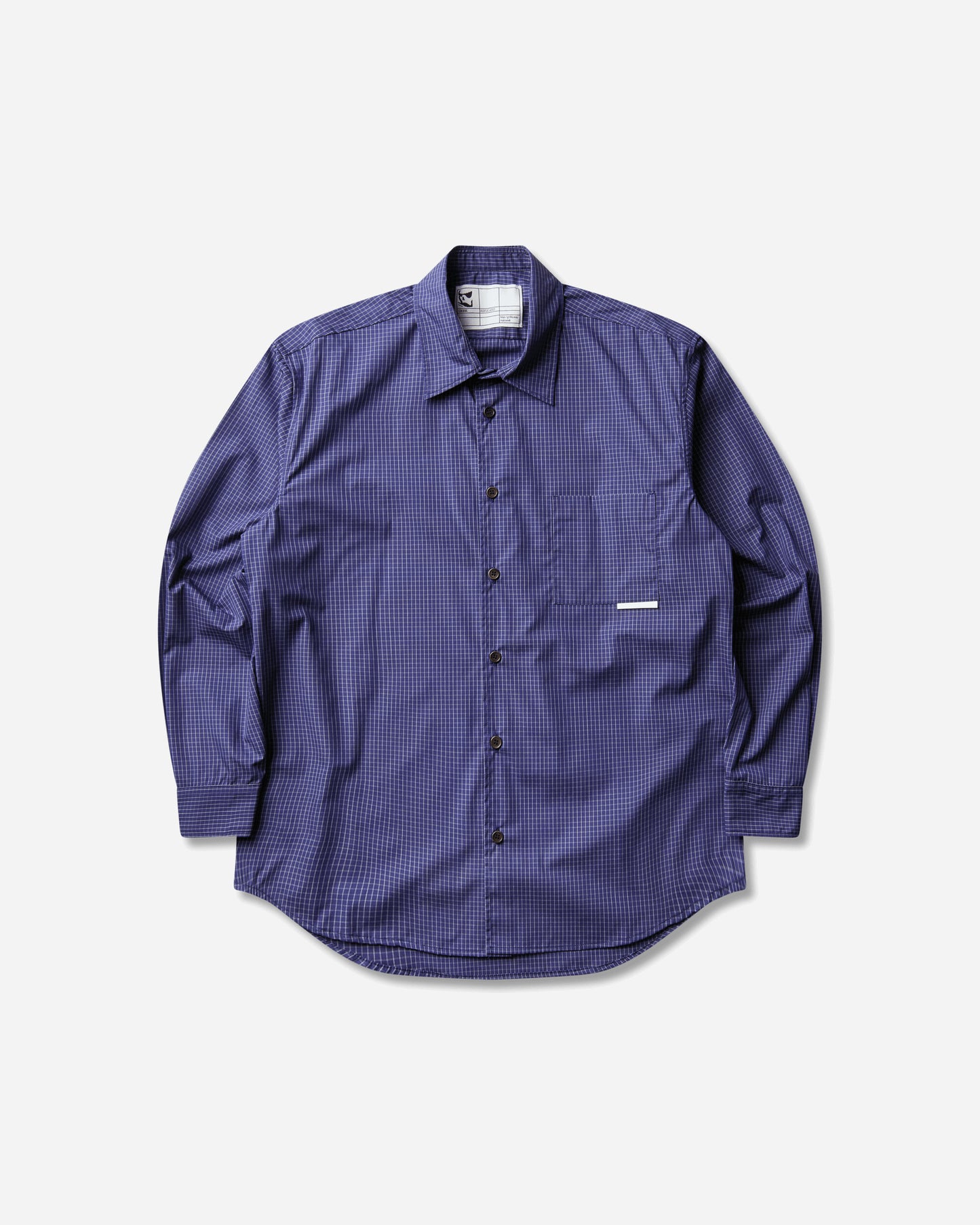 GR10K 21000 Replicated L/S Shirt Seasonal Small Check Navy Shirts Longsleeve Shirt ER021305 99