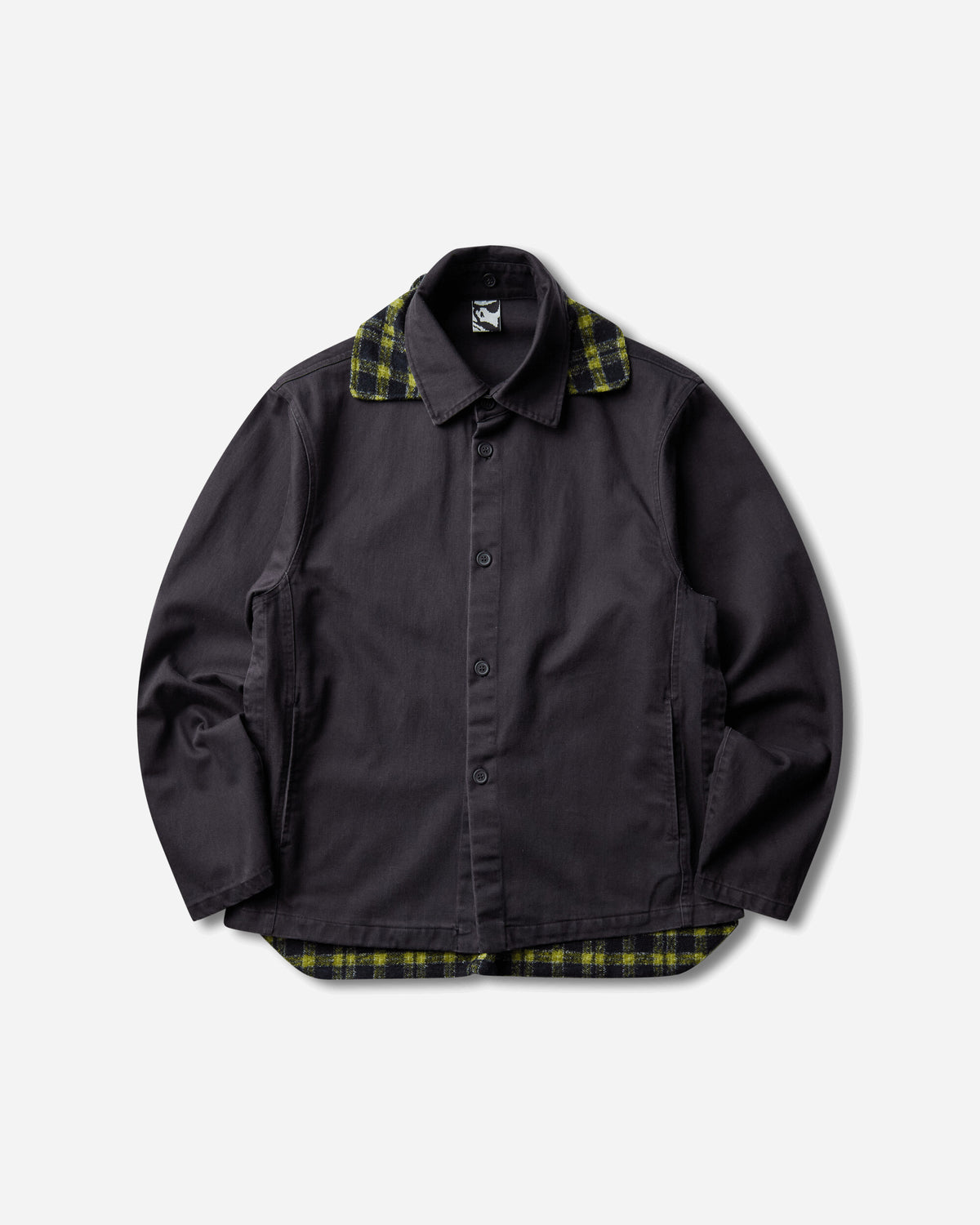 GR10K Flanel Mars Fr Compound Shirt Black Shirts Longsleeve Shirt EG021389 01