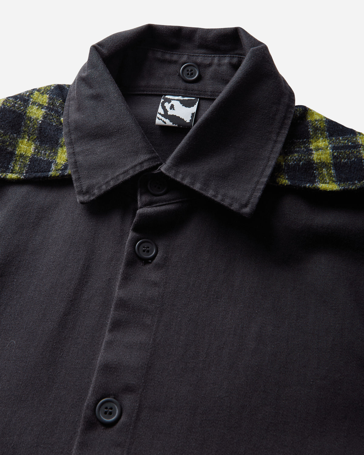 GR10K Flanel Mars Fr Compound Shirt Black Shirts Longsleeve Shirt EG021389 01