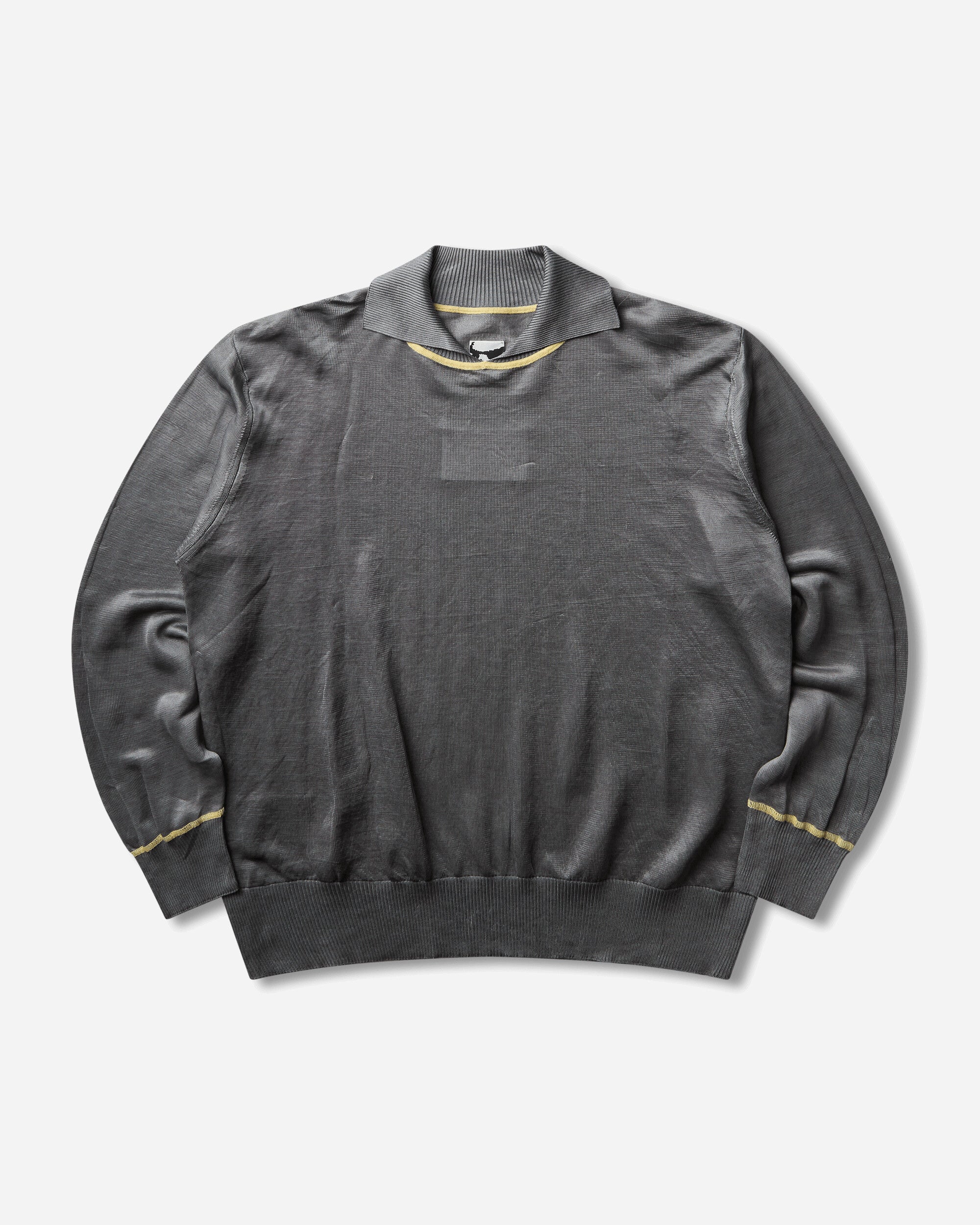 GR10K Light Dyneema Polo Stone Grey T-Shirts Top EG241360 38