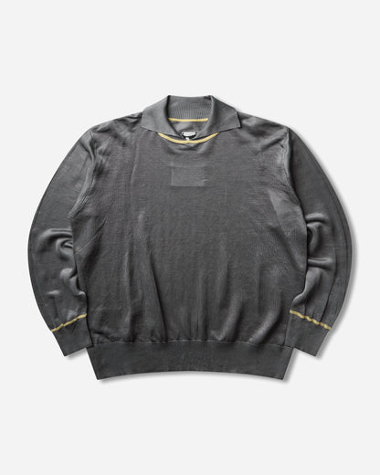 GR10K Light Dyneema Polo Stone Grey T-Shirts Top EG241360 38