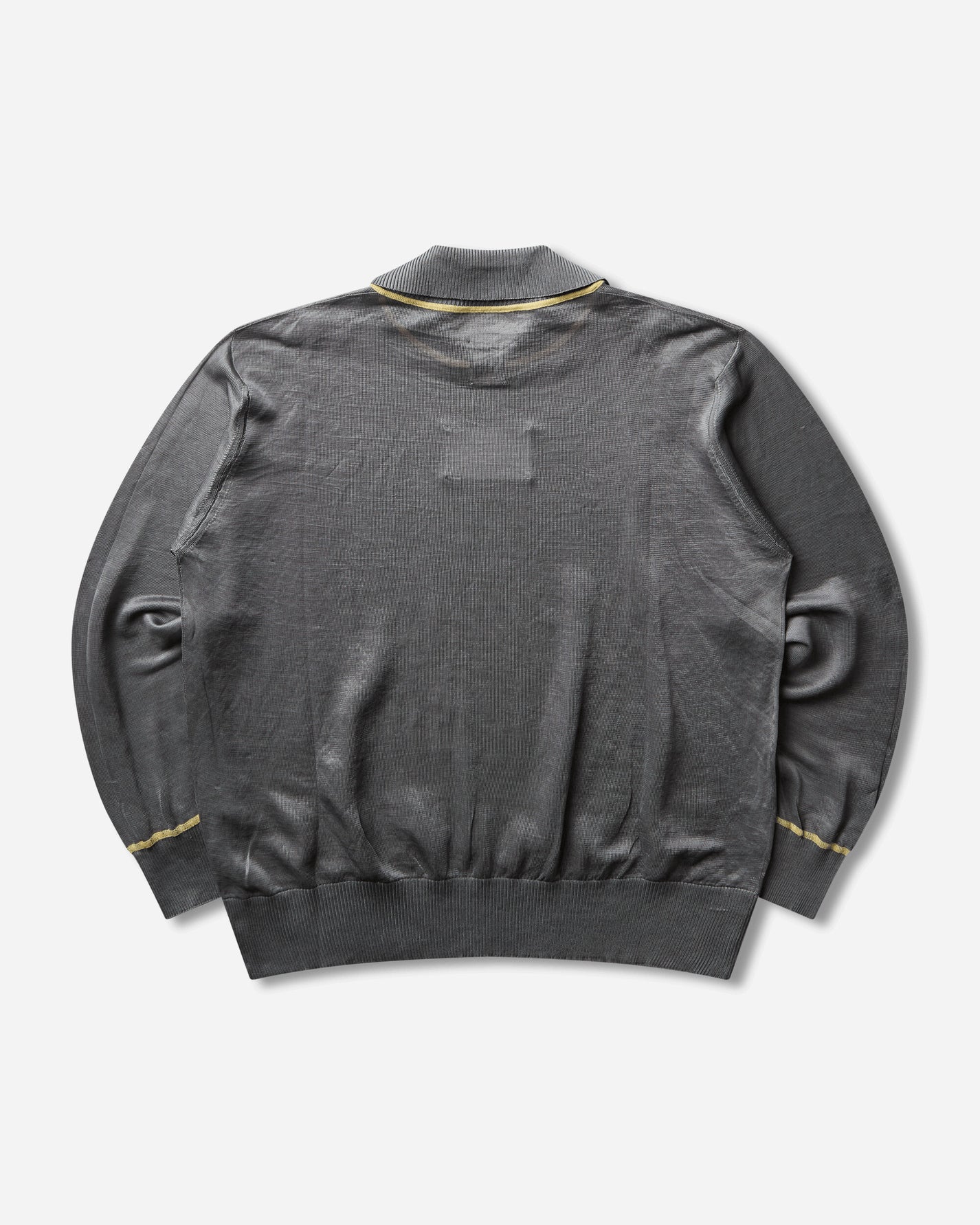 GR10K Light Dyneema Polo Stone Grey T-Shirts Top EG241360 38