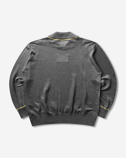 GR10K Light Dyneema Polo Stone Grey T-Shirts Top EG241360 38