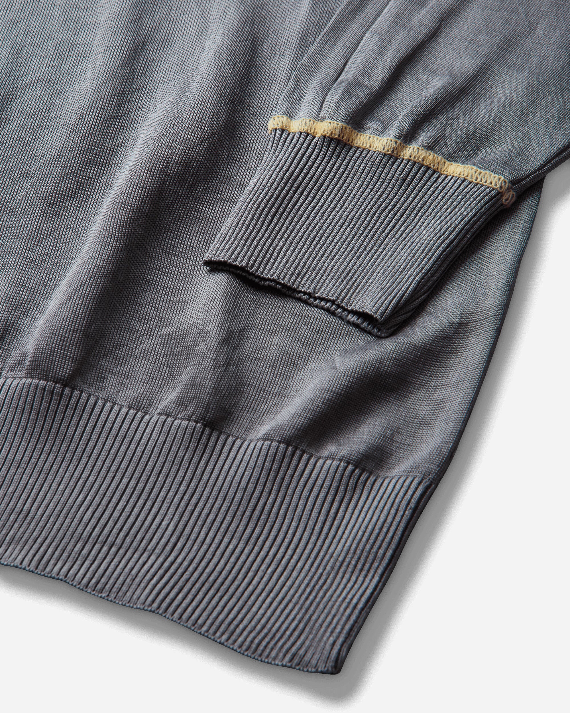 GR10K Light Dyneema Polo Stone Grey T-Shirts Top EG241360 38