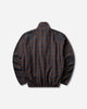 GR10K 55000 Replicated Half Zip Top Seasonal Brown Blu Plaid Sweatshirts Track Tops ER024373 1B