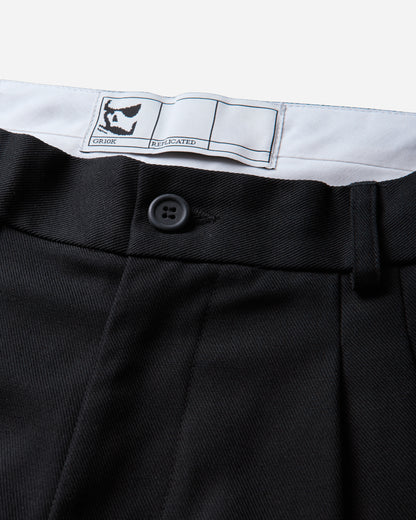 GR10K 10005 Replicated Pleated Pants Black Shorts Trousers ER011372 01