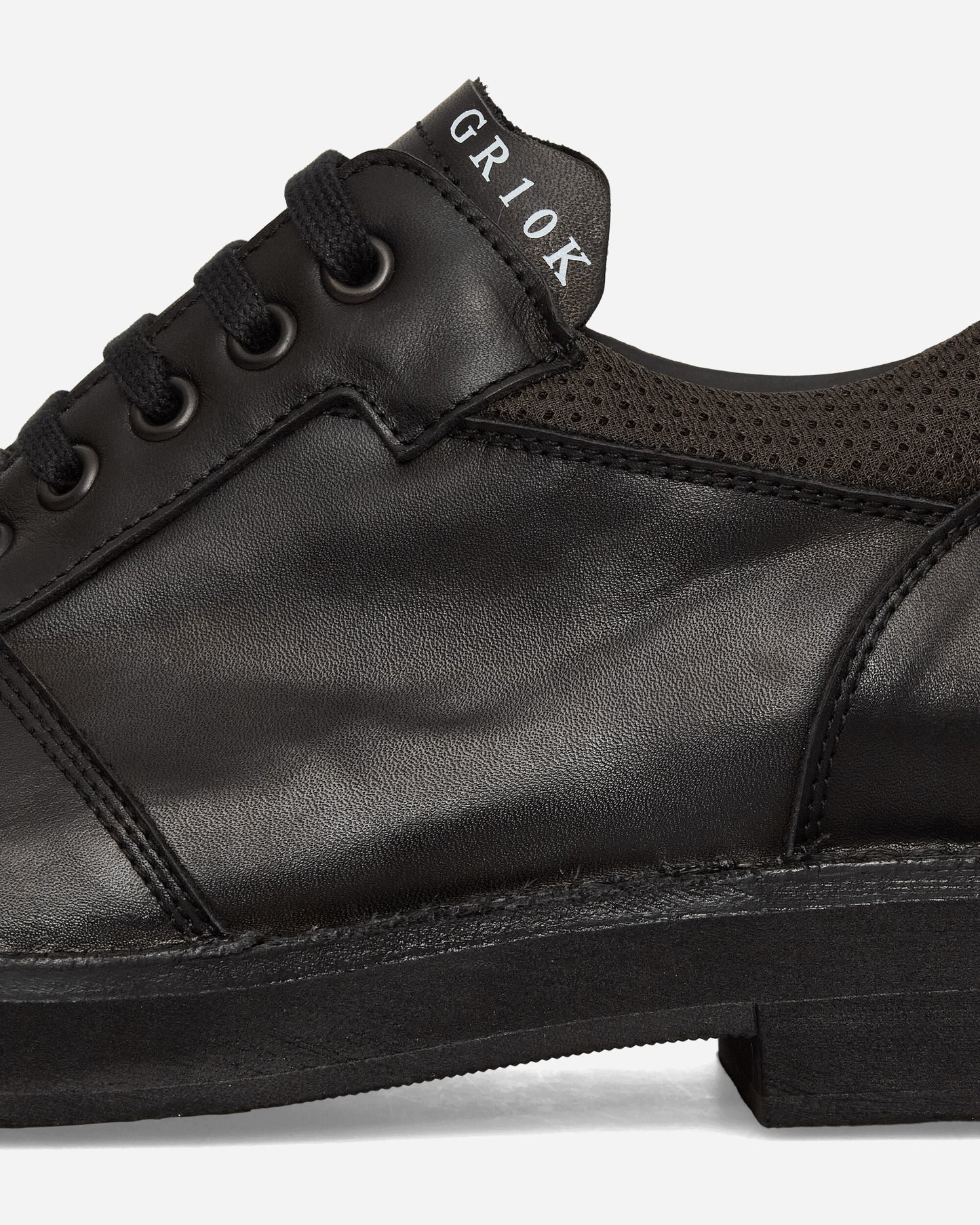 GR10K Asphalt Derby Black Classic Shoes Laced Up CGC63229GC01 01