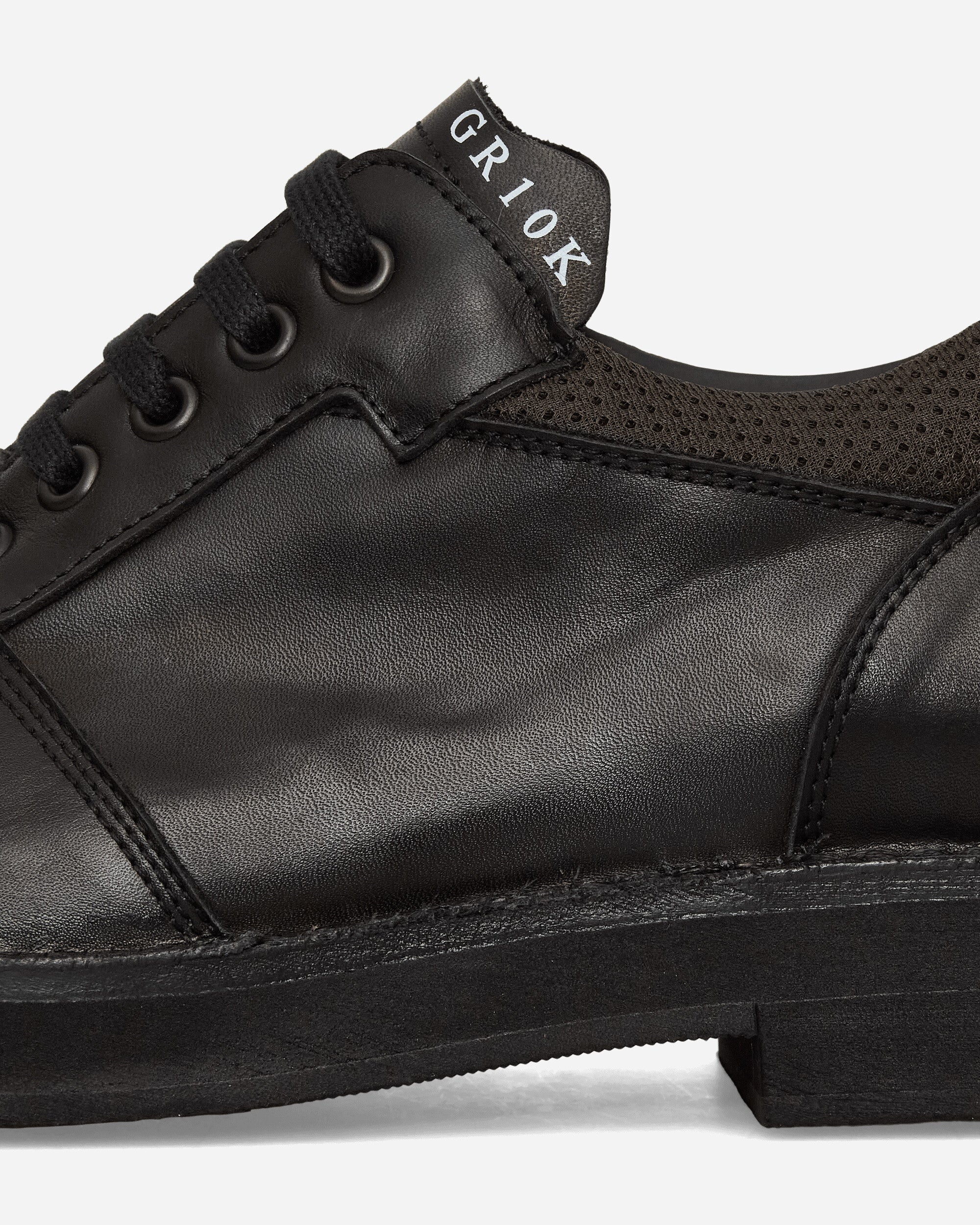 GR10K Asphalt Derby Black Classic Shoes Laced Up CGC63229GC01 01