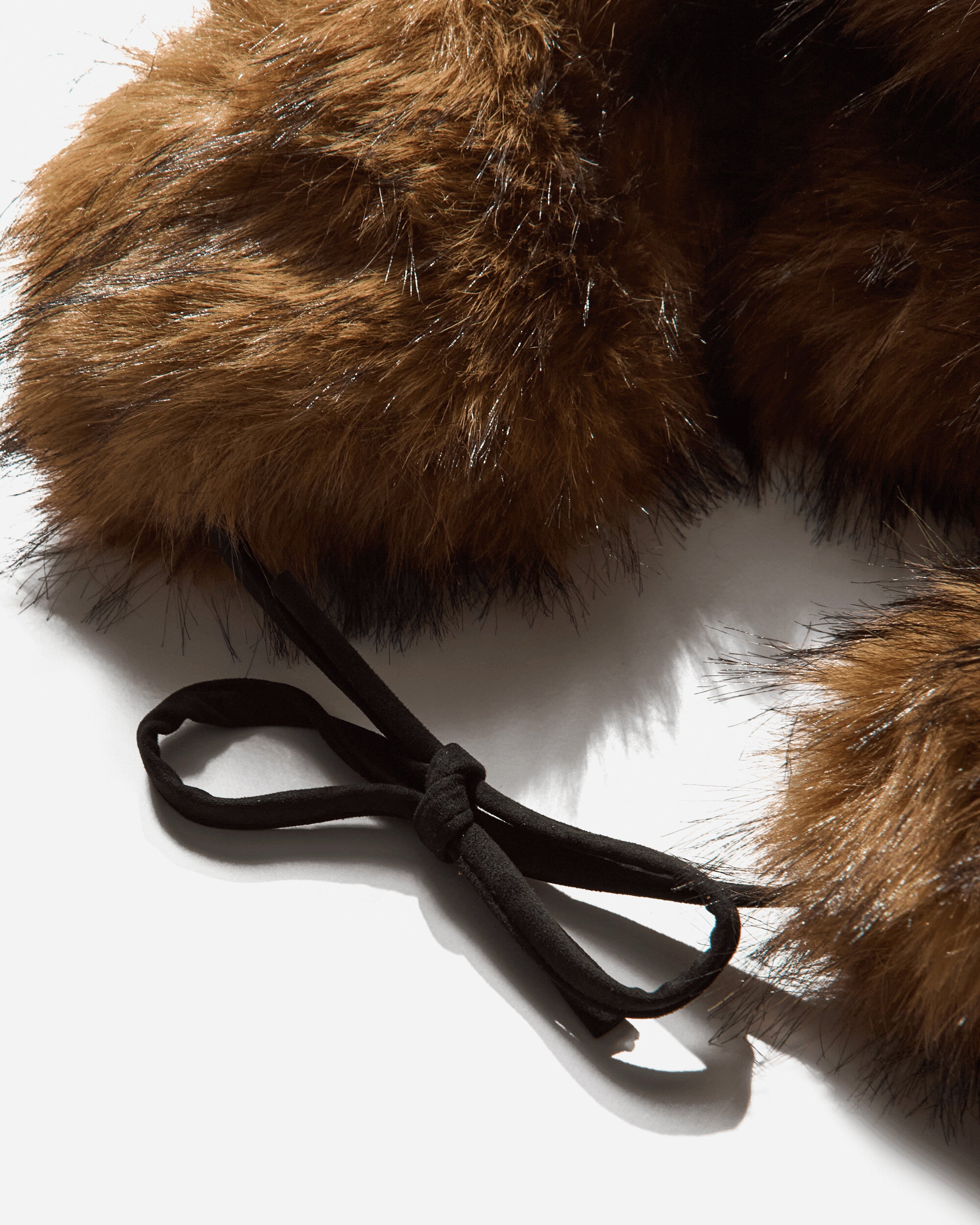 Guess Wmns Gusa Chunky Fur Hat Gusa Tan Faux Fur Hats Bucket M5BZ05W2701 FJ06