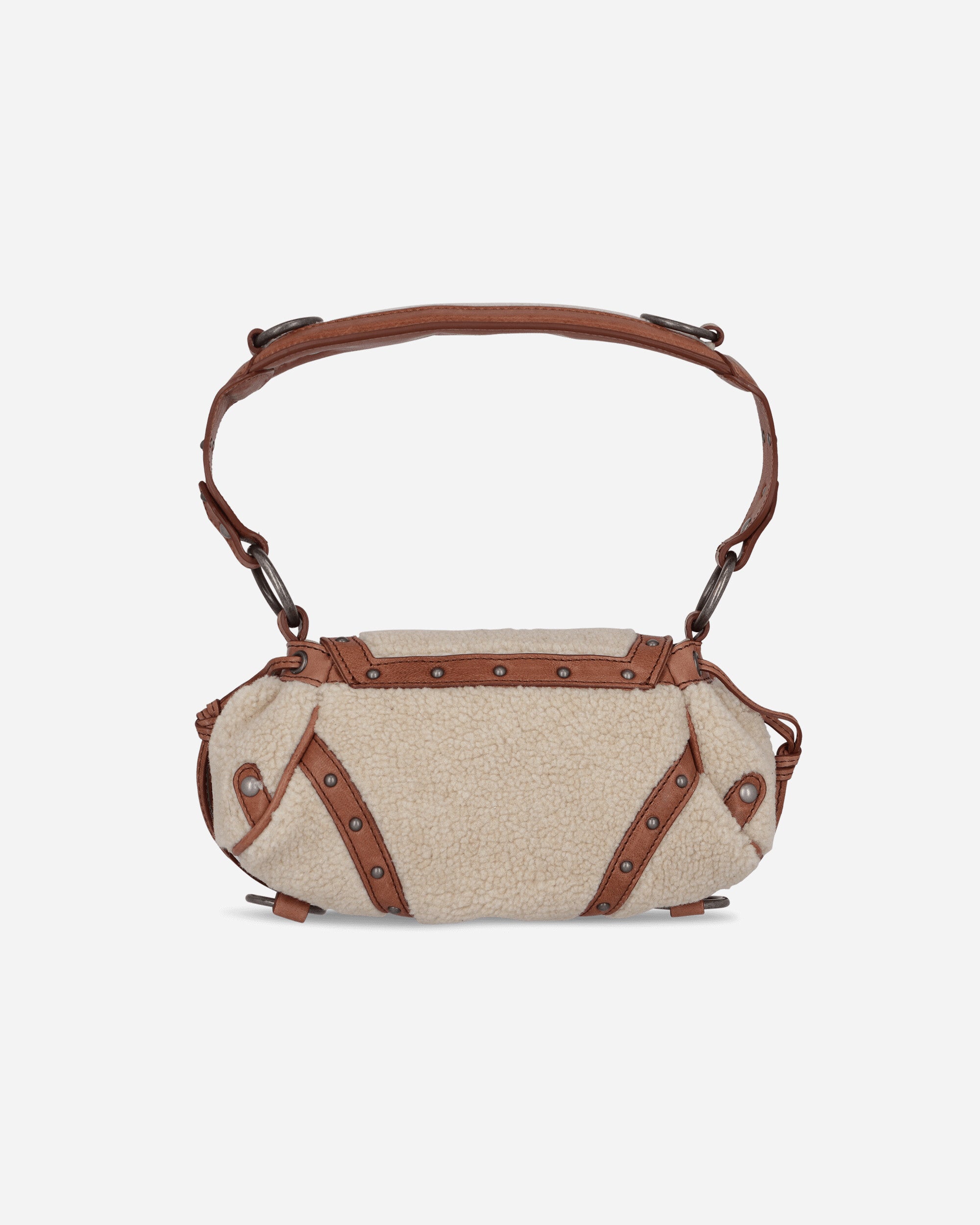 Guess Wmns Gusa Mini Claudia Fur Bag Off White Multi Bags and Backpacks Clutches W5BZ02W1790 F0C9