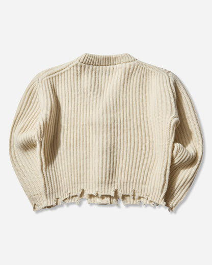 Guess Wmns Gusa Frayed Cardigan Warm Milk Knitwears Cardigans M5BR54Z1020 A12P