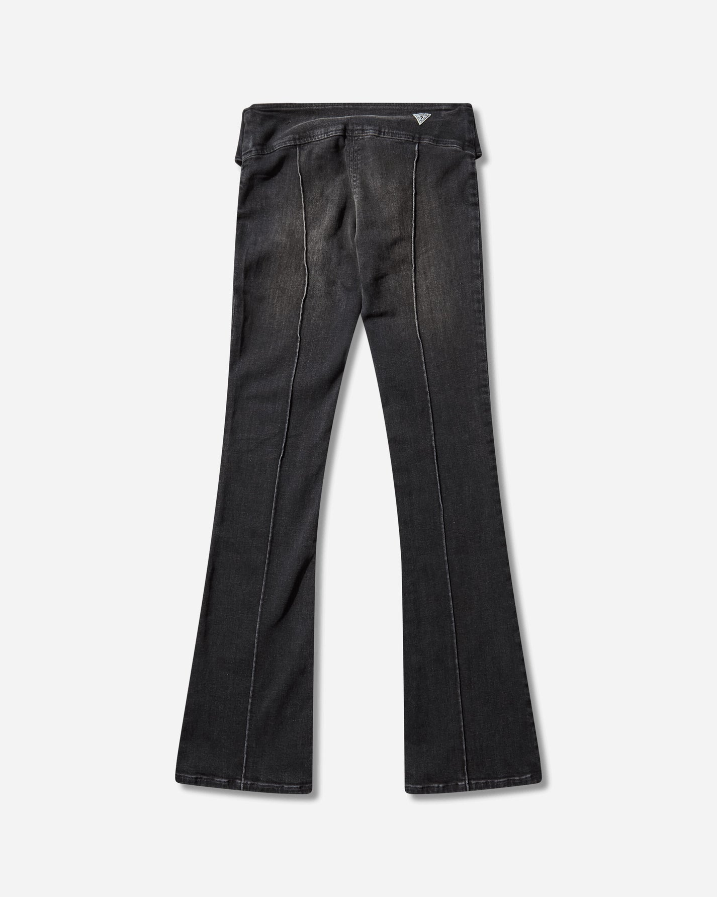 Guess Wmns Gusa Belted Bootcut Pant Gusa Black Sanded Wa Pants Denim W5BA2ED0231 GUBS