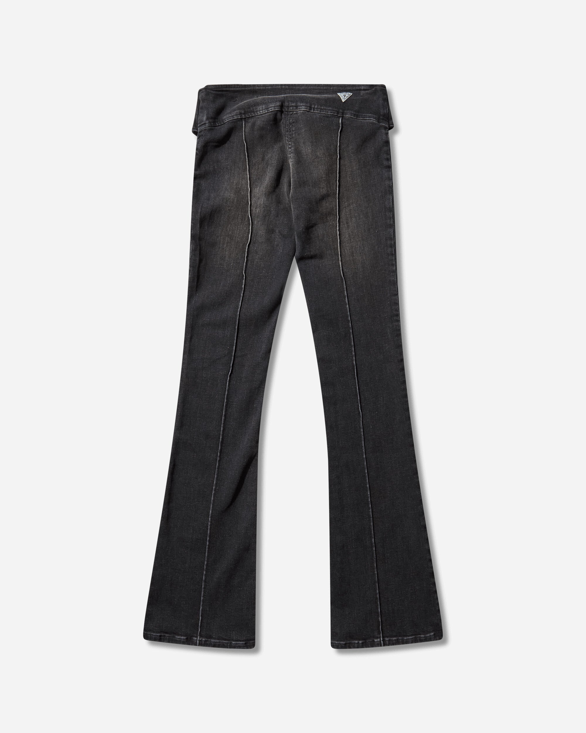 Guess Wmns Gusa Belted Bootcut Pant Gusa Black Sanded Wa Pants Denim W5BA2ED0231 GUBS