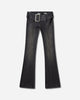 Guess Wmns Gusa Belted Bootcut Pant Gusa Black Sanded Wa Pants Denim W5BA2ED0231 GUBS