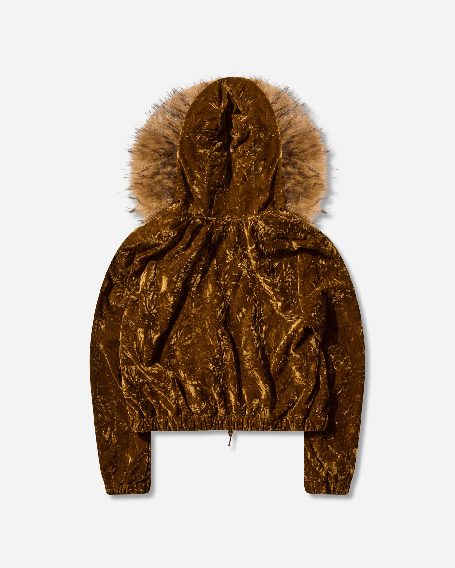 Guess Wmns Gusa Velour Hoodie Brown Liqueur Sweatshirts Hoodies W5BQ04W0260 G1EM