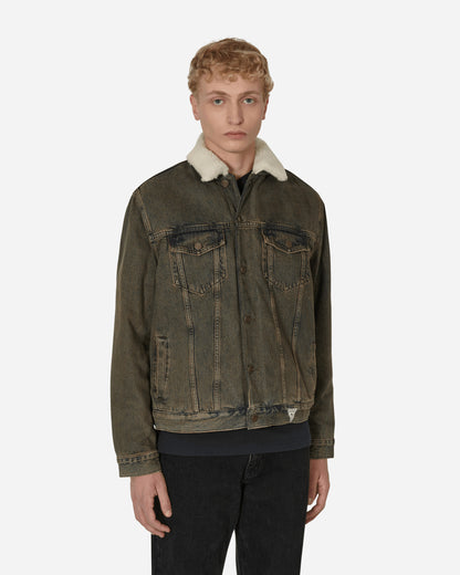 Guess USA Gusa Tinted Sherpa Jacket Gusa Tinted Stone Wa Coats and Jackets Jackets M2BN01D4S10 F9JA