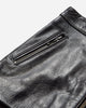 Guess USA Gusa Vintage Leather Skirt Jet Black Multi Skirts Midi W4BD09L0V20 JTMU
