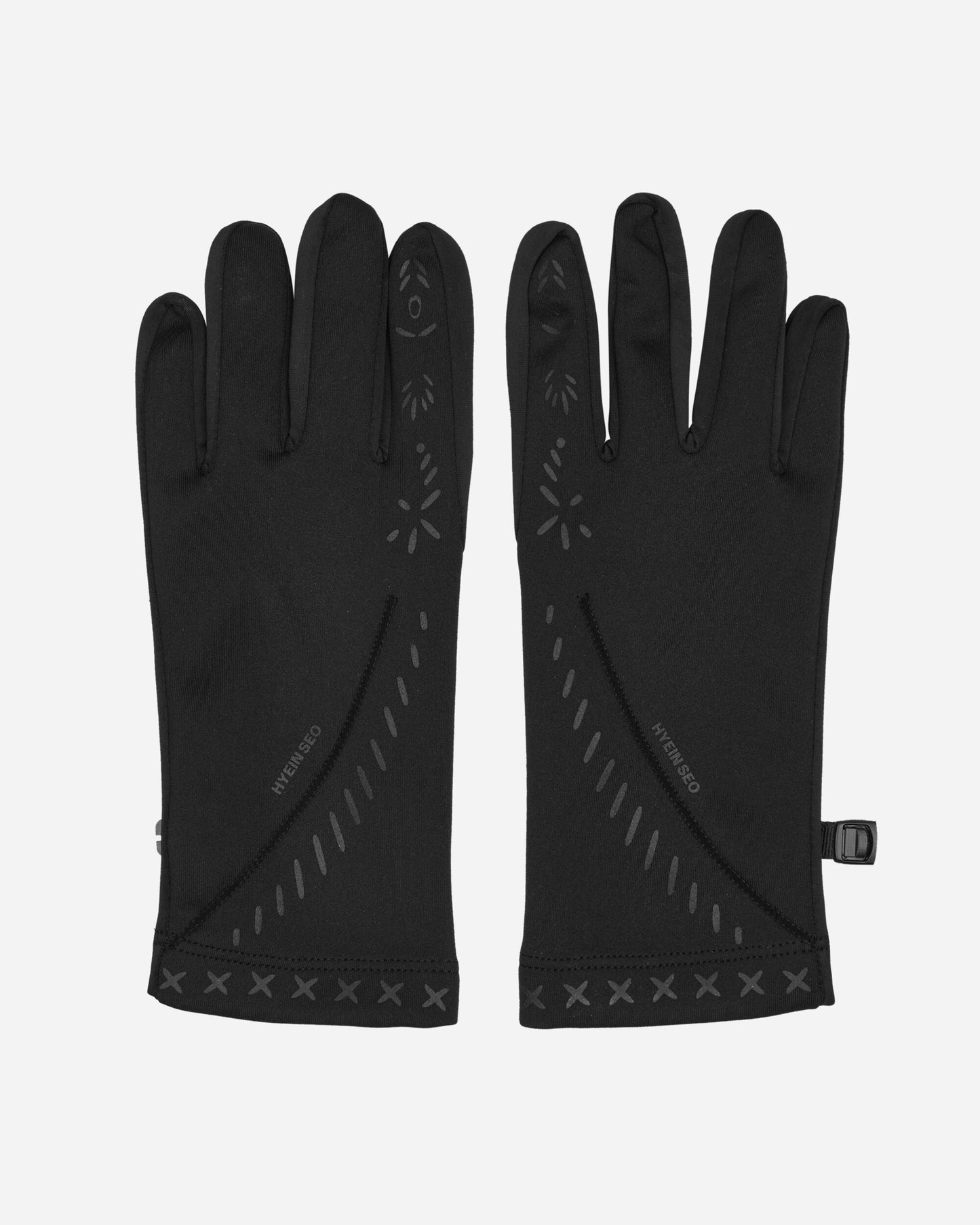 HYEIN SEO Wmns Graphic Gloves Black Gloves and Scarves Gloves FW24-AC4K 001