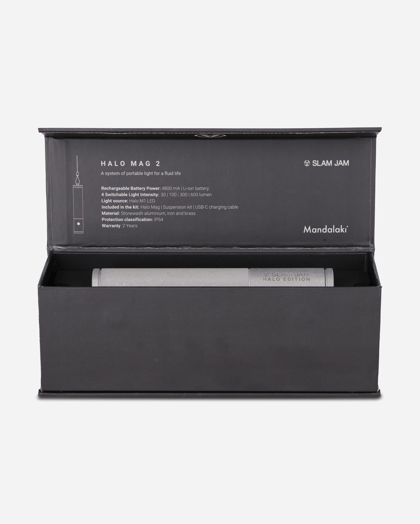 Halo Edition Halo Edition Mag 2 Lamp X Slam Jam Black Small Furniture Lightning and Lamps MAG145RSG 001