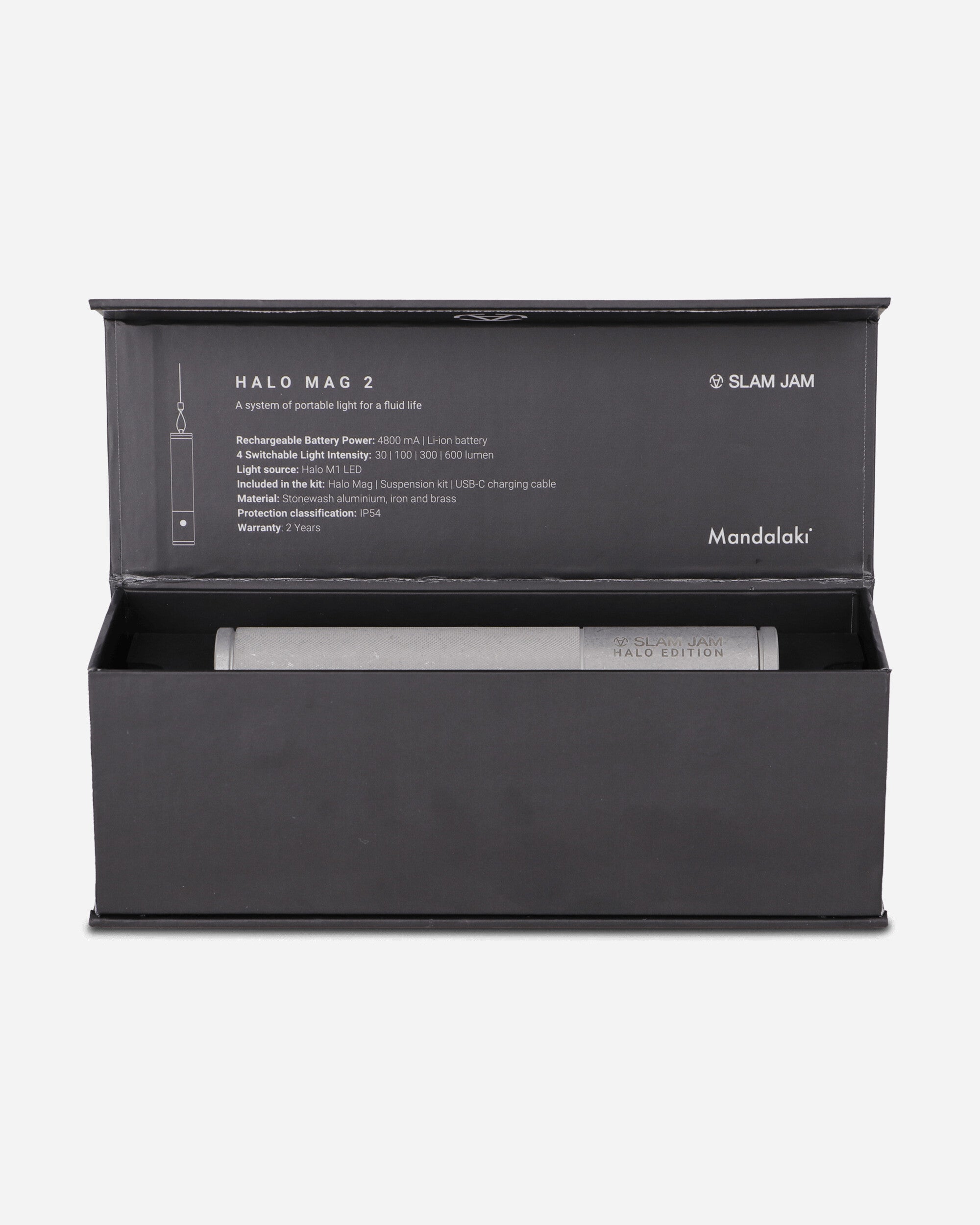 Halo Edition Halo Edition Mag 2 Lamp X Slam Jam Black Small Furniture Lightning and Lamps MAG145RSG 001