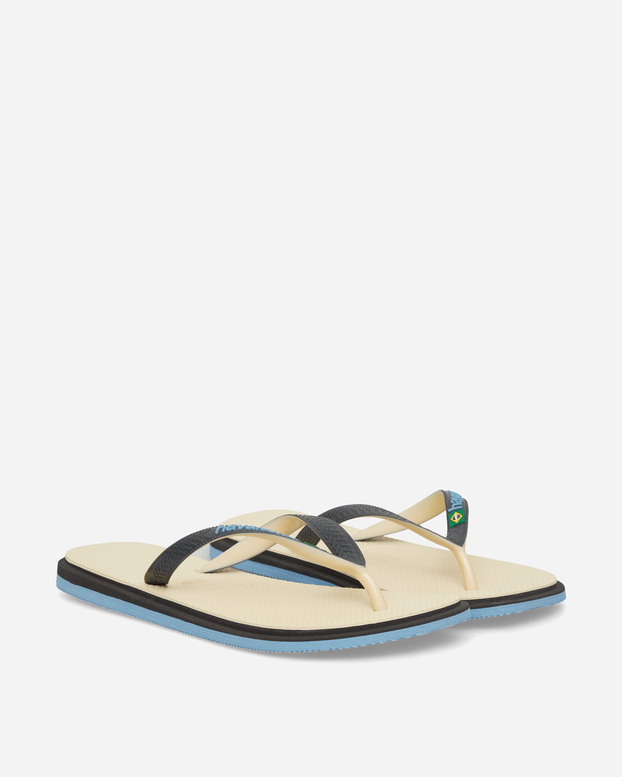 Havaianas Hav Brasil Twist Buttercream Sandals and Slides Flip Flops 4149927-9256 9256