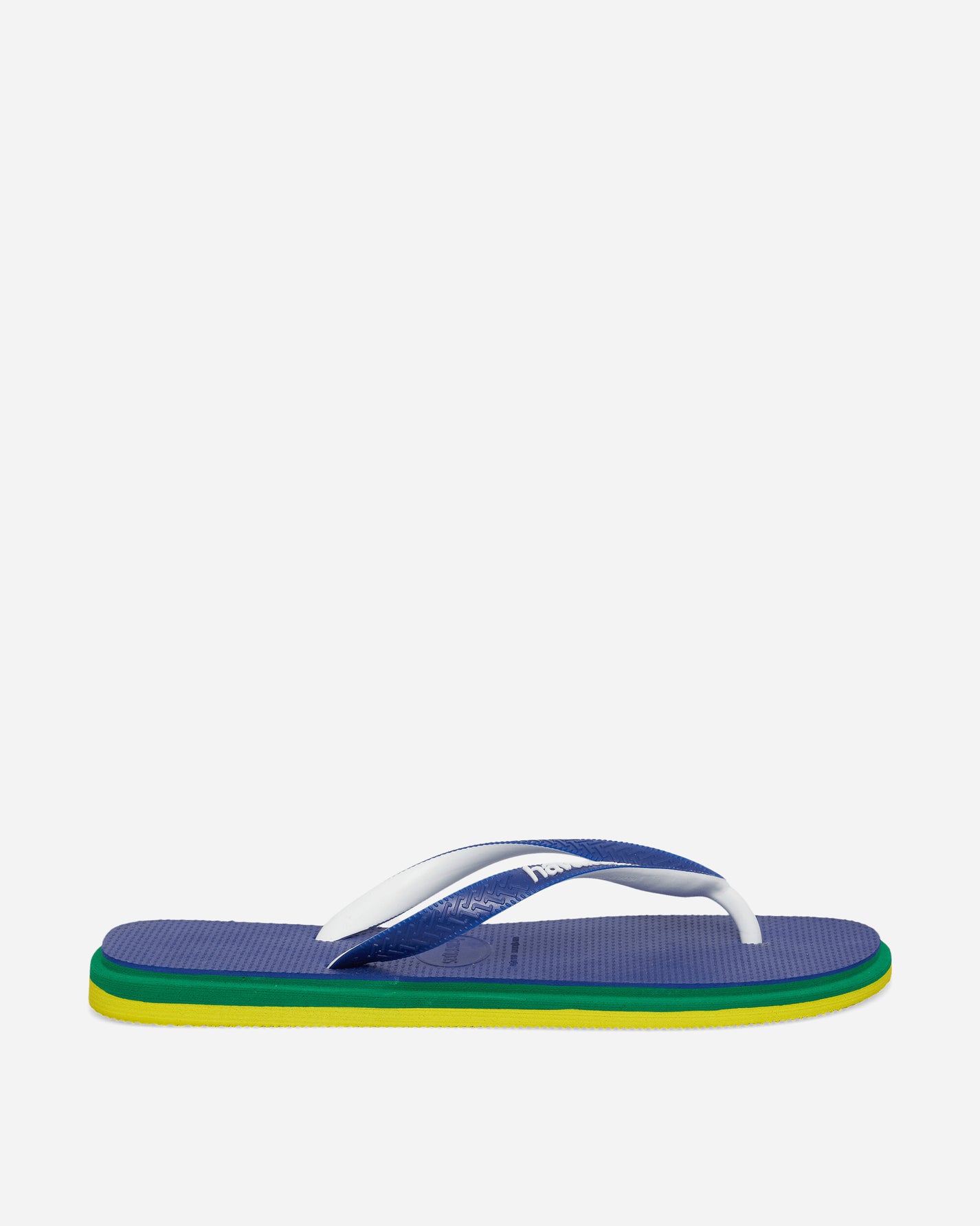 Havaianas Hav Brasil Twist Marine Blue Sandals and Slides Flip Flops 4149927-2711 2711