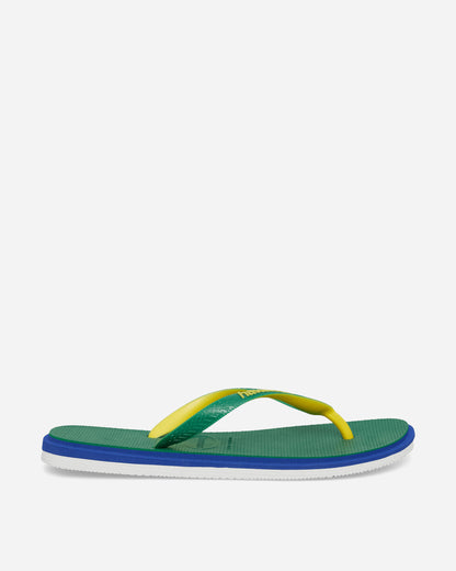 Havaianas Hav Brasil Twist Green Sandals and Slides Flip Flops 4149927-2703 2703