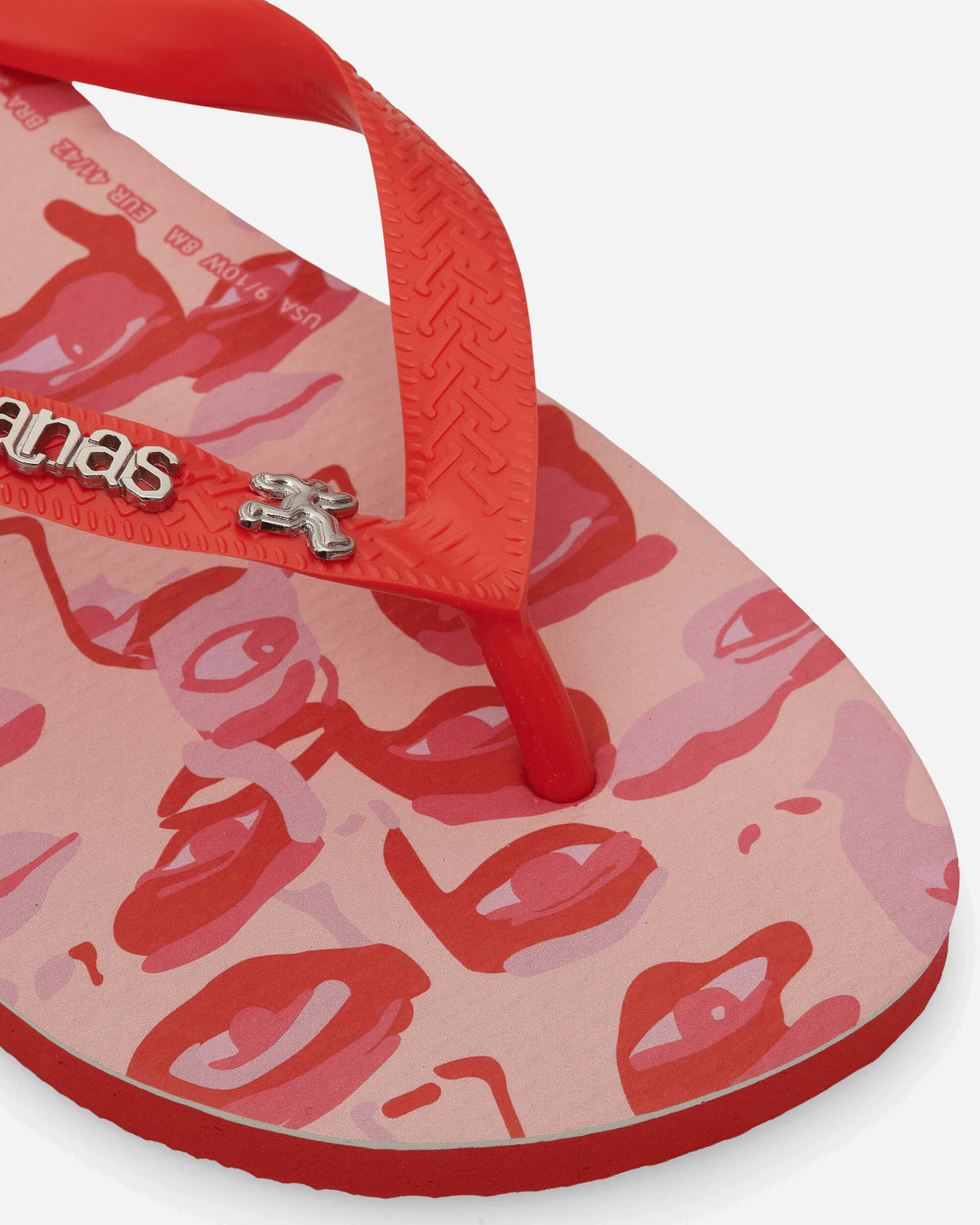 Havaianas Hav Top Kidsuper Camo Frevo Red Sandals and Slides Flip Flops 4150807 3180