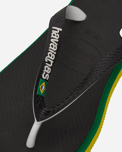 Havaianas Wmns Hav Brasil Twist Black Sandals and Slides Flip Flops 4149927-0090 0090