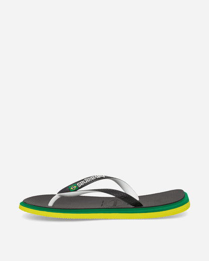 Havaianas Wmns Hav Brasil Twist Black Sandals and Slides Flip Flops 4149927-0090 0090