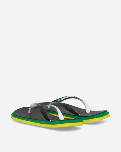 Havaianas Wmns Hav Brasil Twist Black Sandals and Slides Flip Flops 4149927-0090 0090